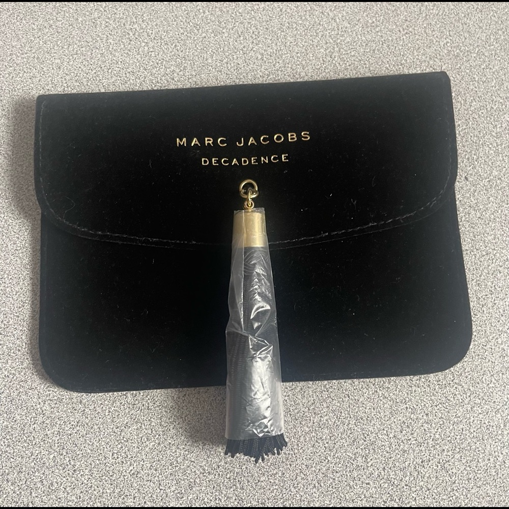 Marc Jacobs Decadence Black Velvet Cosmetic Bag
